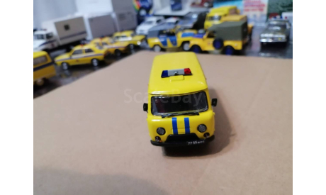 УАЗ-452 ГАИ МИЛИЦИЯ СССР, масштабная модель, ручная работа, scale43