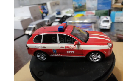 Porsche Cayenne ПОЖАРНАЯ ОХРАНА, масштабная модель, scale43