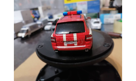 Porsche Cayenne ПОЖАРНАЯ ОХРАНА, масштабная модель, scale43