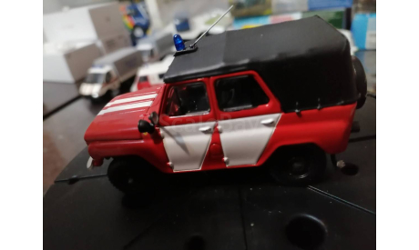 УАЗ 469Б ПОЖАРНАЯ ОХРАНА, масштабная модель, Конверсии мастеров-одиночек, scale43