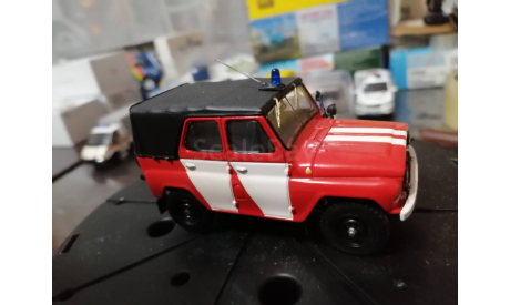 УАЗ 469Б ПОЖАРНАЯ ОХРАНА, масштабная модель, Конверсии мастеров-одиночек, scale43