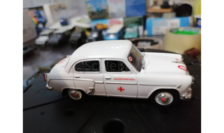 Москвич 403  мед служба, масштабная модель, конверсия, scale43