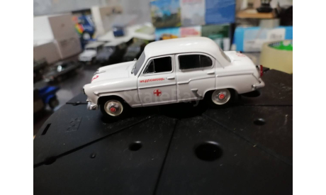 Москвич 403  мед служба, масштабная модель, конверсия, scale43