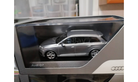 Audi Q7 2015 серебристый Spark, масштабная модель, scale43
