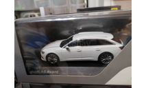 Audi A6 Avant 2018  White, масштабная модель, scale43