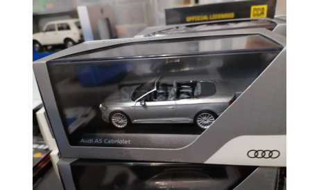 Audi A5 Cabriolet (silver), масштабная модель, scale43