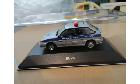 ВАЗ-2113 ДПС МИЛИЦИЯ, масштабная модель, scale43