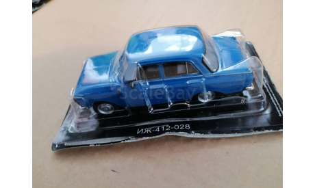 Автолегенды СССР №85 ИЖ-412-028, журнальная серия Автолегенды СССР (DeAgostini), scale43