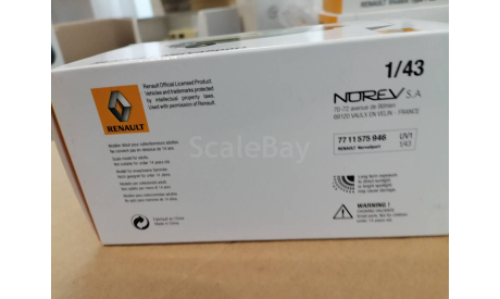 Renault Nervasport, масштабная модель, Norev, scale43