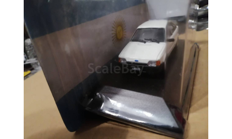Ford Escort GL 1988 белый, масштабная модель, Altaya, scale43