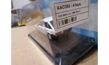 Ford Escort GL 1988 белый, масштабная модель, Altaya, scale43