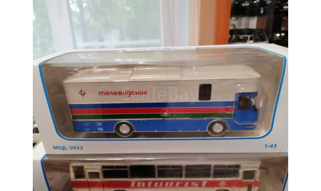 Советский Автобус (СОВА). Магнолия-5932, масштабная модель, scale43