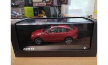 BMW X4 (F26) red, масштабная модель, scale43