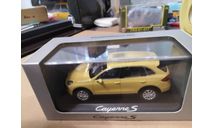 Porsche Cayenne yellow, масштабная модель, scale43