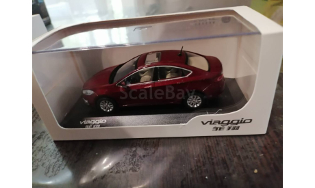 Fiat viaggio бордовый, масштабная модель, scale43