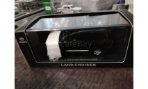 Toyota Land Cruiser 200 black, масштабная модель, scale43
