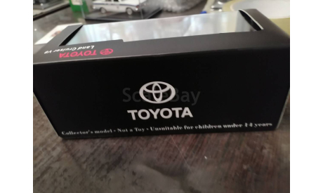 Toyota Land Cruiser 200 black, масштабная модель, scale43