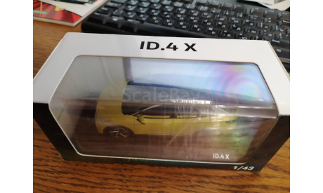 Volkswagen id.4X yellow, масштабная модель, scale43