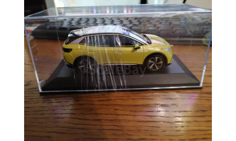 Volkswagen id.4X yellow, масштабная модель, scale43