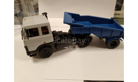 Маз-5432 с полуприцепом маз-5232В аист, масштабная модель, Автоистория (АИСТ), scale43