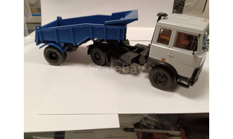 Маз-5432 с полуприцепом маз-5232В аист, масштабная модель, Автоистория (АИСТ), scale43