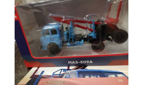 Легендарные Грузовики СССР №116 - МАЗ-509А, журнальная серия масштабных моделей, scale43