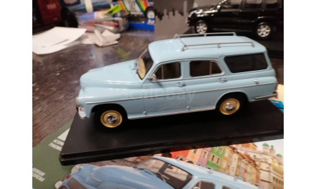 Легендарные советские автомобили №90 - Warszawa 223K, журнальная серия масштабных моделей, scale24