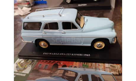 Легендарные советские автомобили №90 - Warszawa 223K, журнальная серия масштабных моделей, scale24
