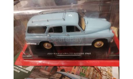 Легендарные советские автомобили №90 - Warszawa 223K, журнальная серия масштабных моделей, scale24