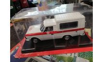 Легендарные советские автомобили №83 - ИЖ-27156 Скорая помощь, масштабная модель, Hachette, scale24