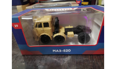Легендарные Грузовики СССР №29 - МАЗ-520, масштабная модель, scale43