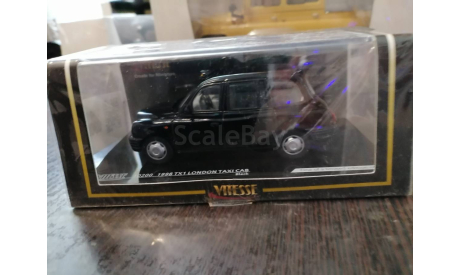 London Taxi Cab TX1 1998 Такси, масштабная модель, Vitesse, scale43