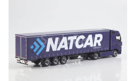 KAMAZ-54901 с п/п НЕФАЗ-93341 NATCAR, масштабная модель, scale43