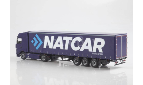 KAMAZ-54901 с п/п НЕФАЗ-93341 NATCAR, масштабная модель, scale43