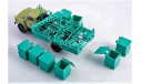 Контейнерный мусоровоз М-30 на шасси ГАЗ-53 ssm, масштабная модель, Start Scale Models (SSM), scale43