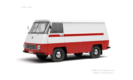 Автолегенды СССР и Соцстран №180 ROCAR-TV41, масштабная модель, scale43