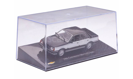Chevrolet Monza Classic 1986 черный с серебристым, масштабная модель, Altaya, scale43