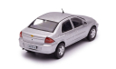 Chevrolet Prisma 2012 серебристый, масштабная модель, Altaya, scale43