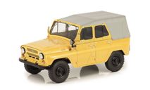 УАЗ-469 бежевый с тентом 1:18, масштабная модель, scale43