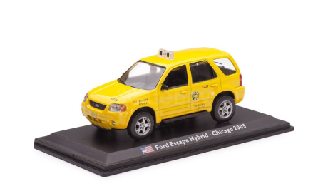 Ford Escape Hybrid Chicago 2005 такси Чикаго, масштабная модель, scale43