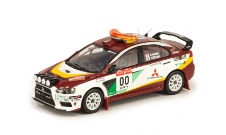 Mitsubishi Lancer Evo X #00 H.Miyoshi/S.Hayashi Rally Japan Safety car 2008, sport, масштабная модель, IXO Rally (серии RAC, RAM), scale43