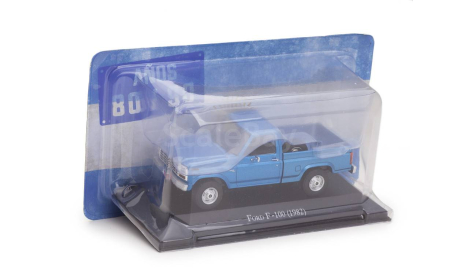 Ford F-100 1982 пикап синий, масштабная модель, scale43