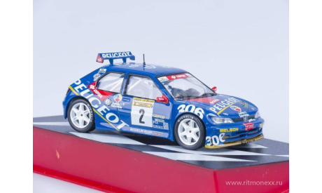 Peugeot 306 Maxi №2, Jaime Azcona - Julius Billmaier, 1997, масштабная модель, scale43