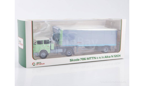 Skoda 706 MTTN с п/п Alka N12CH аист, масштабная модель, Škoda, Автоистория (АИСТ), scale43