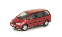 SEAT Alhambra I 1996-2010 красный, масштабная модель, Herpa, scale43