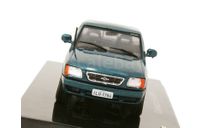 Chevrolet S-10 1995 темно-зеленый металлик, масштабная модель, Altaya, scale43