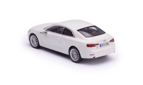 Audi A5 coupe 2016 Glacier white, масштабная модель, Spark, scale43