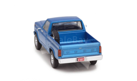 Ford F-100 1982 пикап синий, масштабная модель, scale43