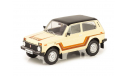 ВАЗ-2121 LADA Niva California 1981 бежевый 1:18, масштабная модель, scale18