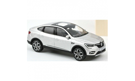 Renault Arkana 2021 серебристый, масштабная модель, Norev, scale43